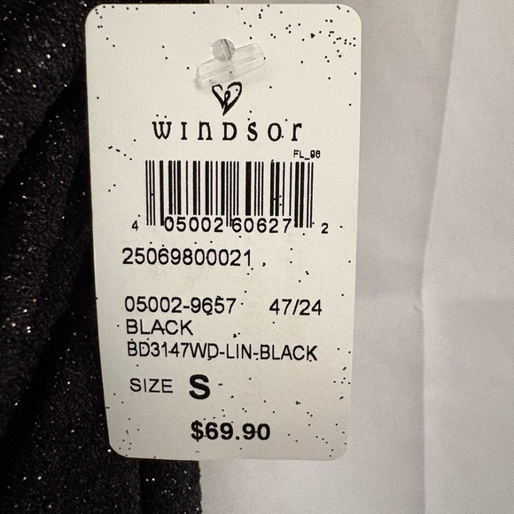 Windsor Black Glitter Bodycon Maxi Dress - Picture 2 of 6